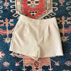 High rise dress shorts